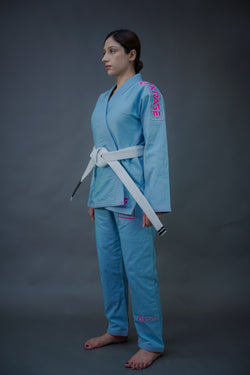 XRage Sports – Premium Women’s Jiu-Jitsu Gi (Sky Blue Edition)