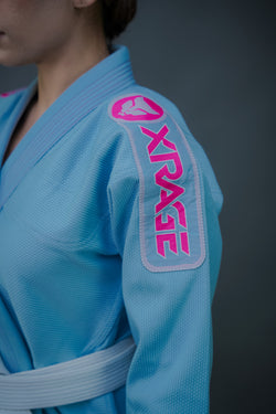 XRage Sports – Premium Women’s Jiu-Jitsu Gi (Sky Blue Edition)