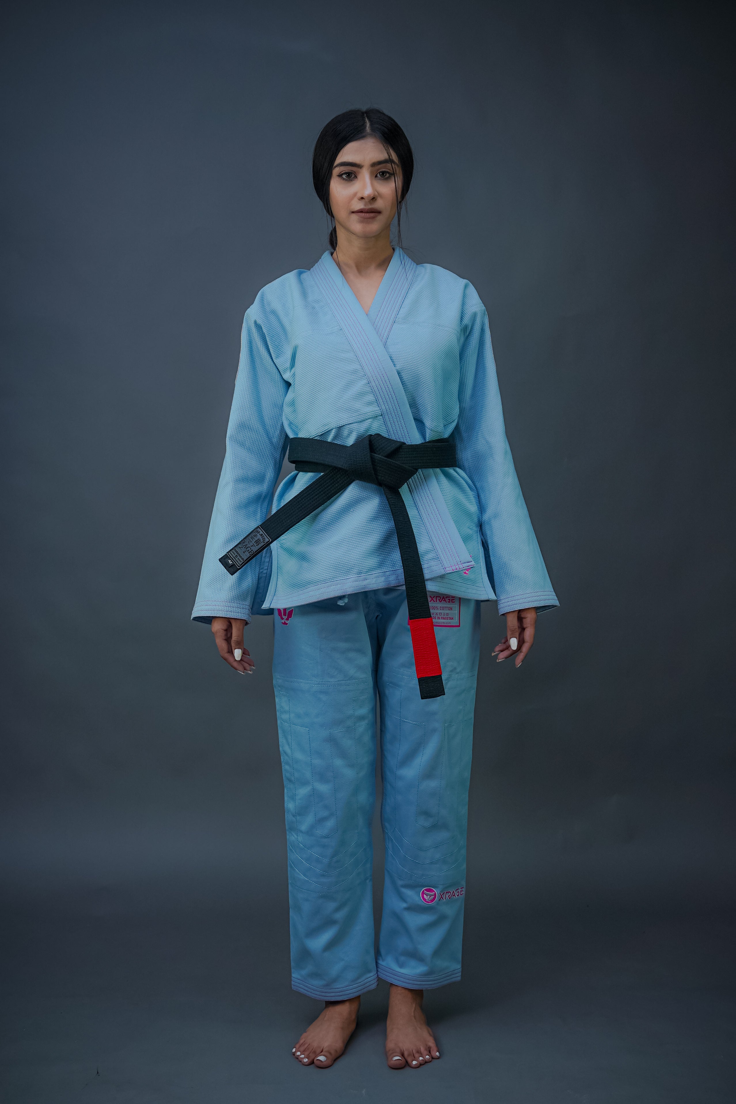 XRage Sports – Premium Women’s Jiu-Jitsu Gi (Sky Blue Edition)