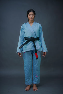 XRage Sports – Premium Women’s Jiu-Jitsu Gi (Sky Blue Edition)