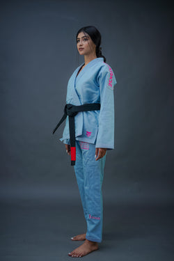 XRage Sports – Premium Women’s Jiu-Jitsu Gi (Sky Blue Edition)